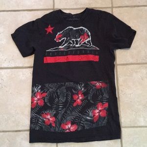 Men’s floral skaterfornia Calirepublic S T-shirt
